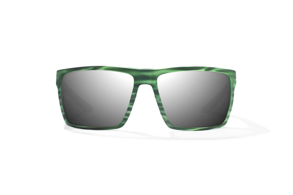 Green Grass Matte / Silver Mirror / Polycarbonate Lenses